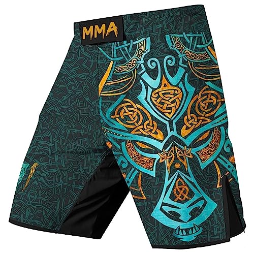 ウエイトトレーニング MMA shorts WolfDenMMAWomen_sDuoShortsFron
